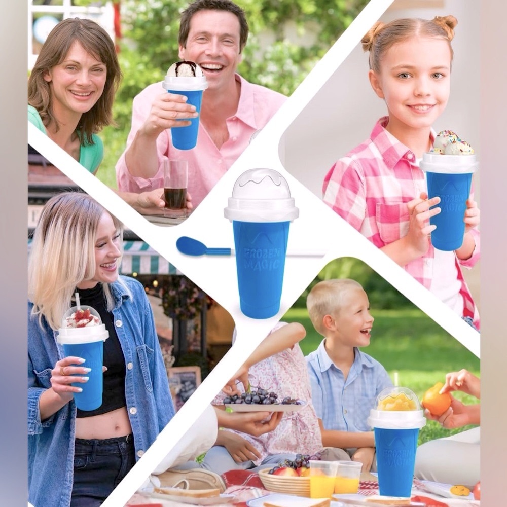 Frozen Magic Blue Slushy Cup